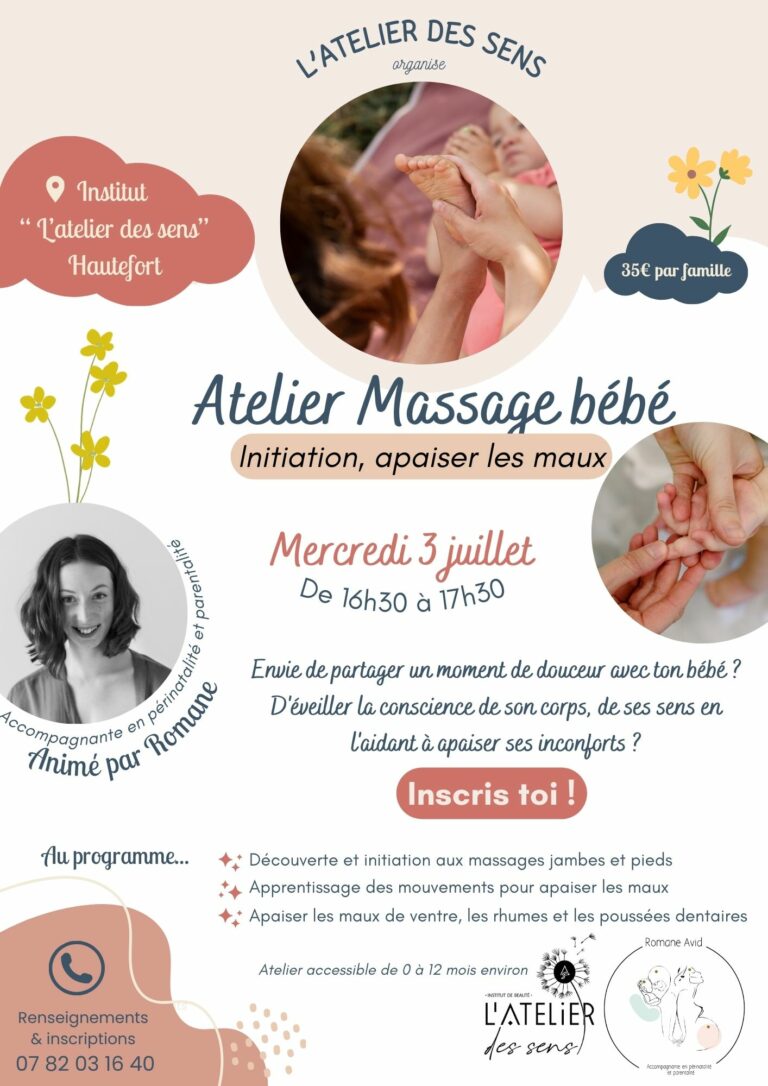 Atelier Massage bébé